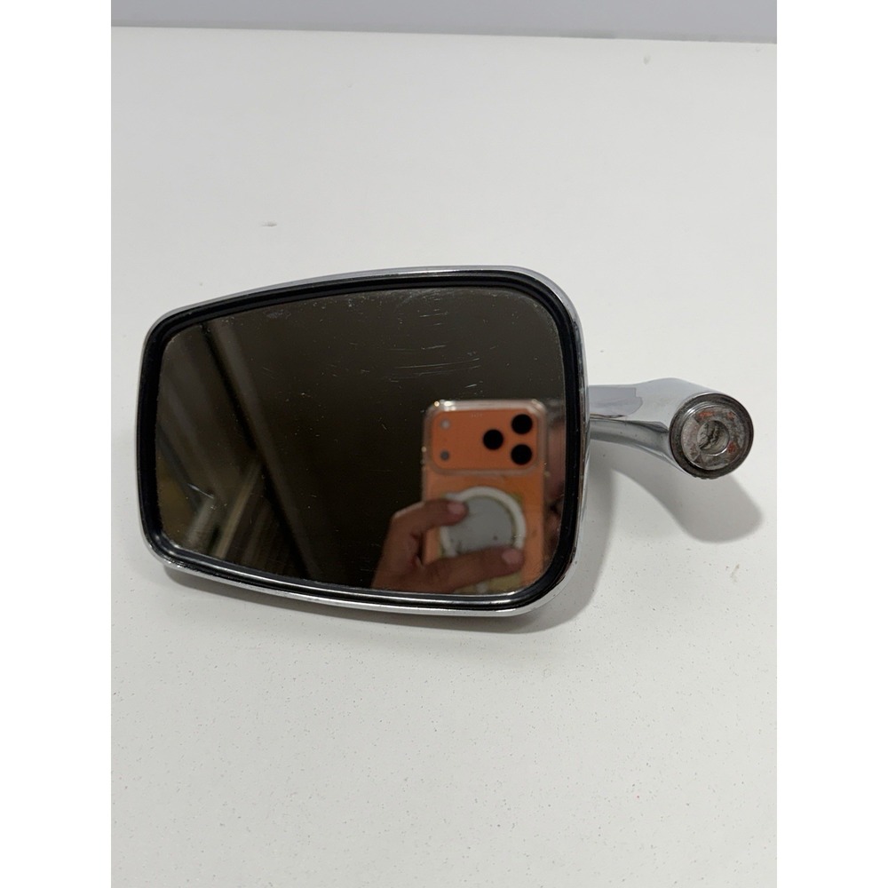 Yamaha Virago XV250 XV535 LEFT Chrome Mirror Ken Sean 075 E9 1087 OEM